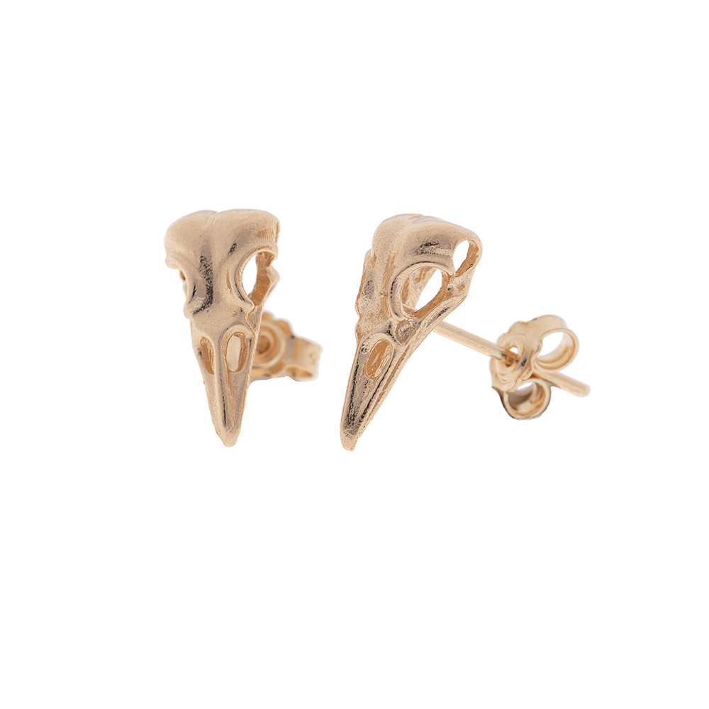 Raven skull Earrings Ioanna Liberta