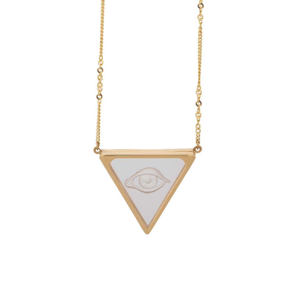 Triangle eye necklace Ioanna Liberta