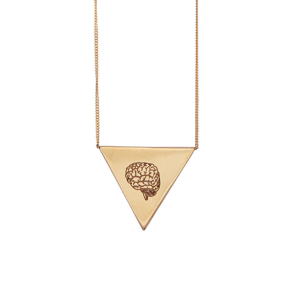 Brain Triangle Necklace Ioanna Liberta