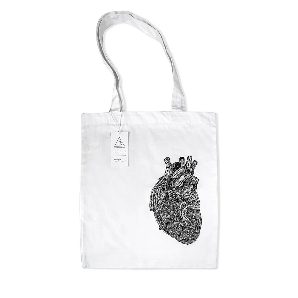 tote bag heart