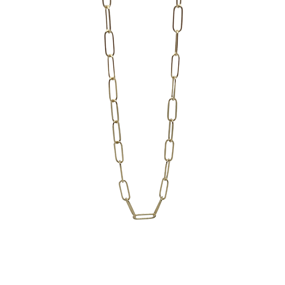 paper clip chain neckalce ioanna liberta