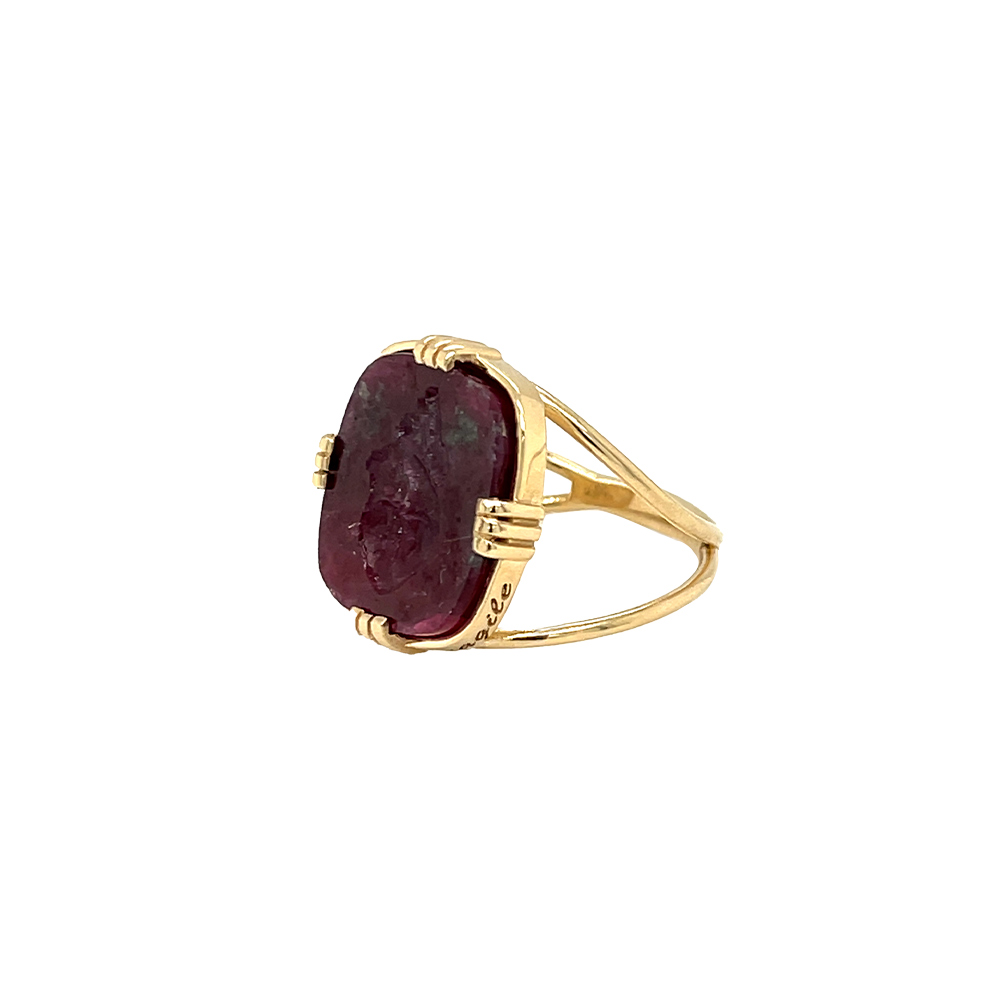 intaglio ruby heart ring ioanna liberta