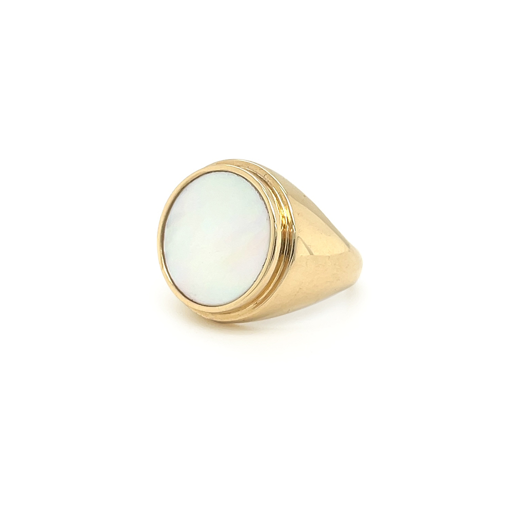 mother of pearl ring ioanna liberta